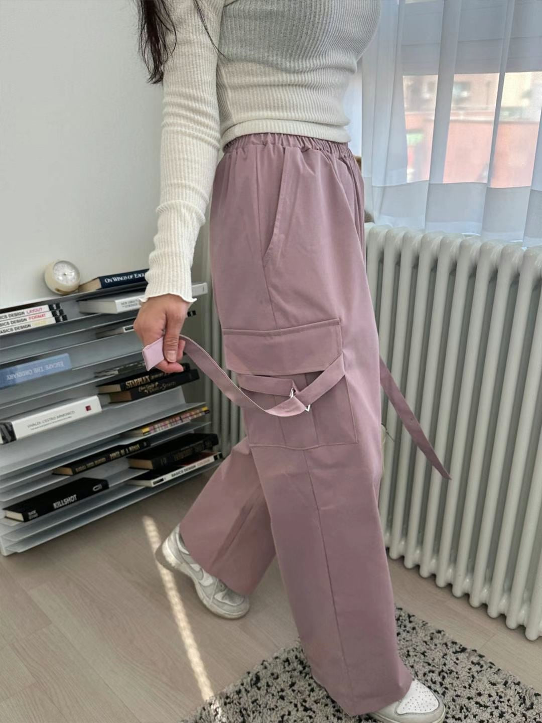 Strap Cargo Pants