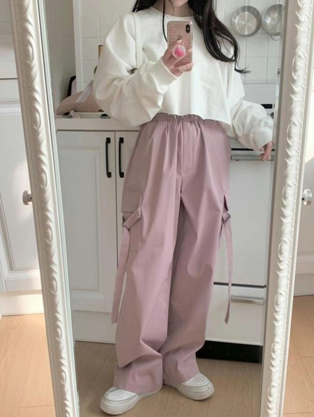 Strap Cargo Pants