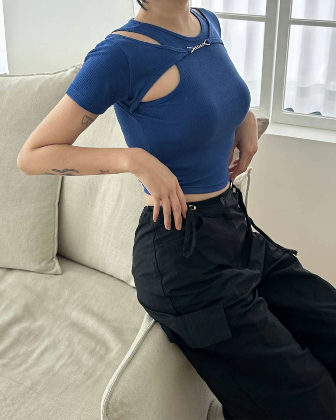 Owl Chain Top