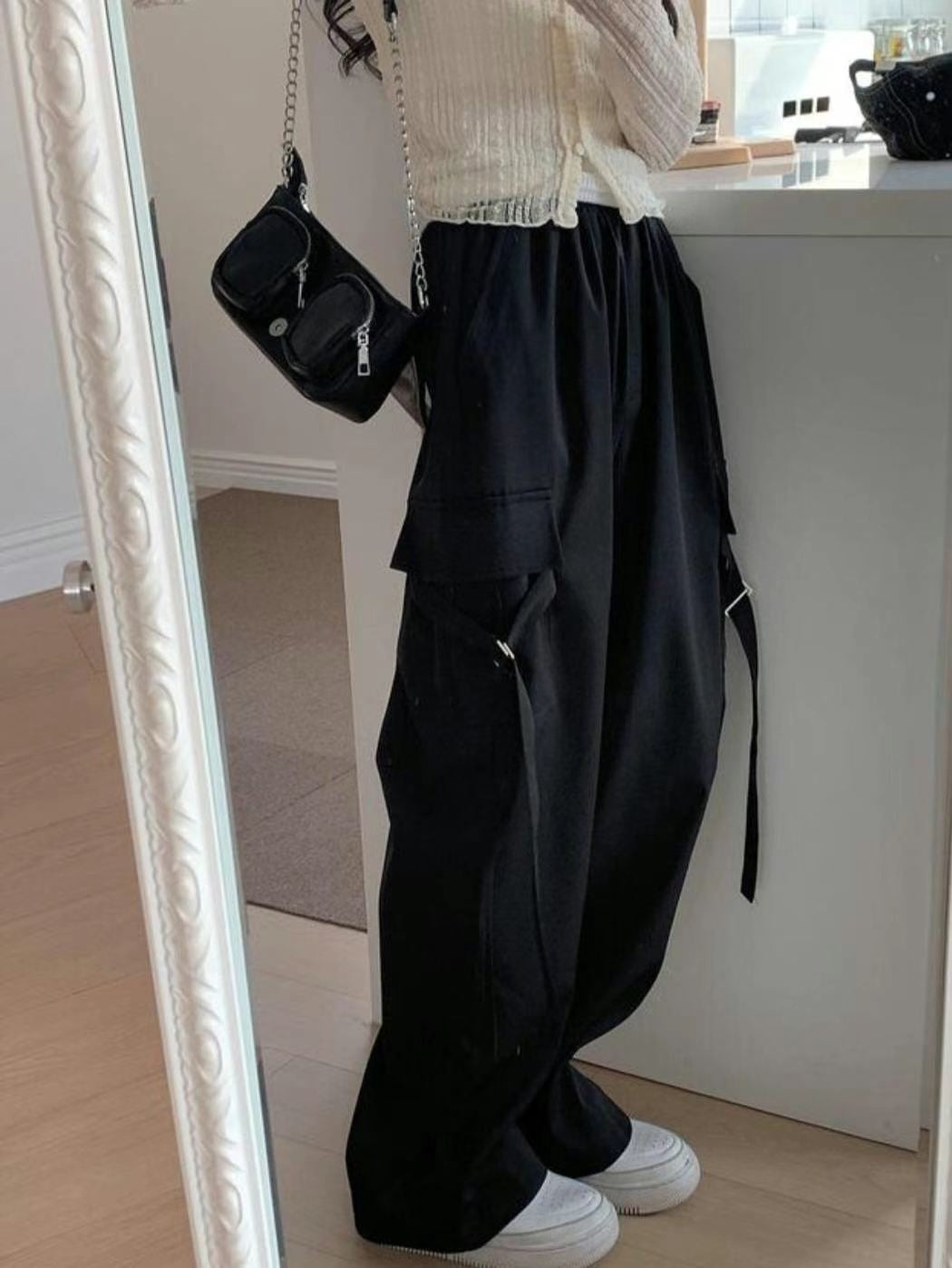 Strap Cargo Pants