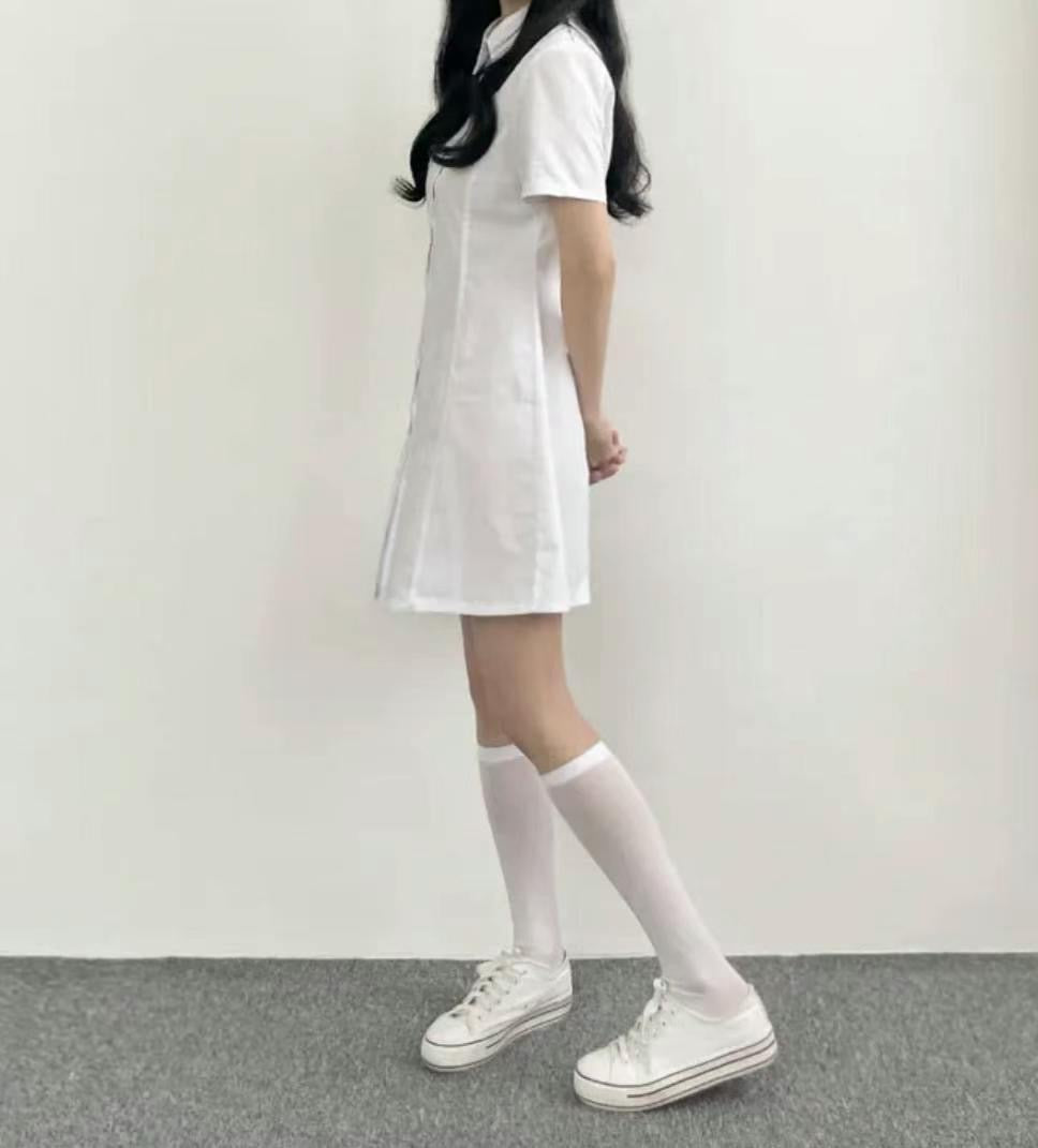 簡約文青風襯衫連身裙