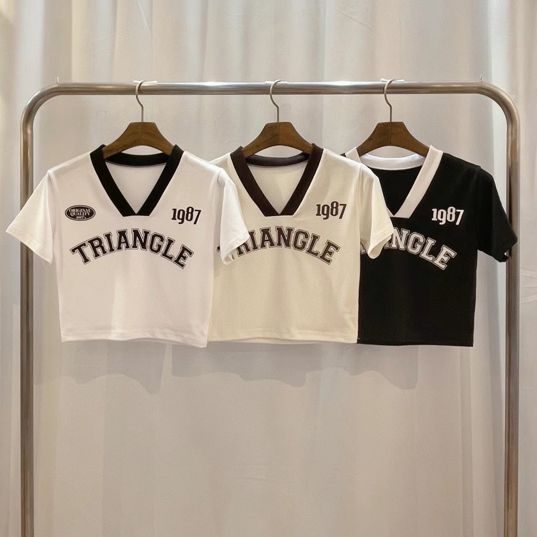 1987 Triangle Crop T