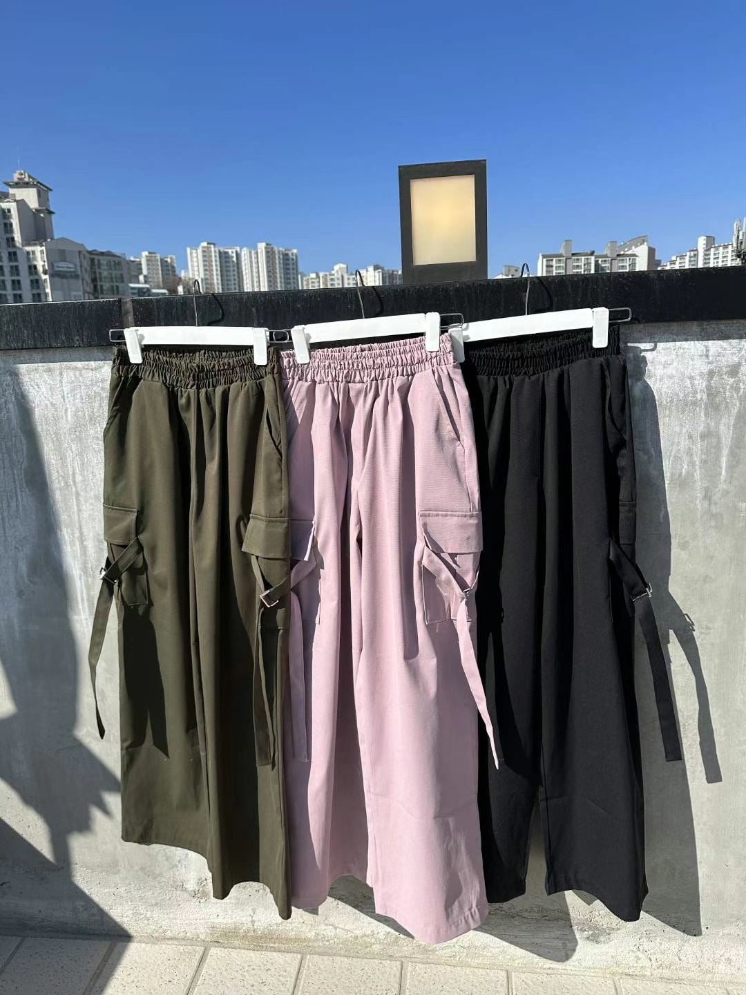 Strap Cargo Pants