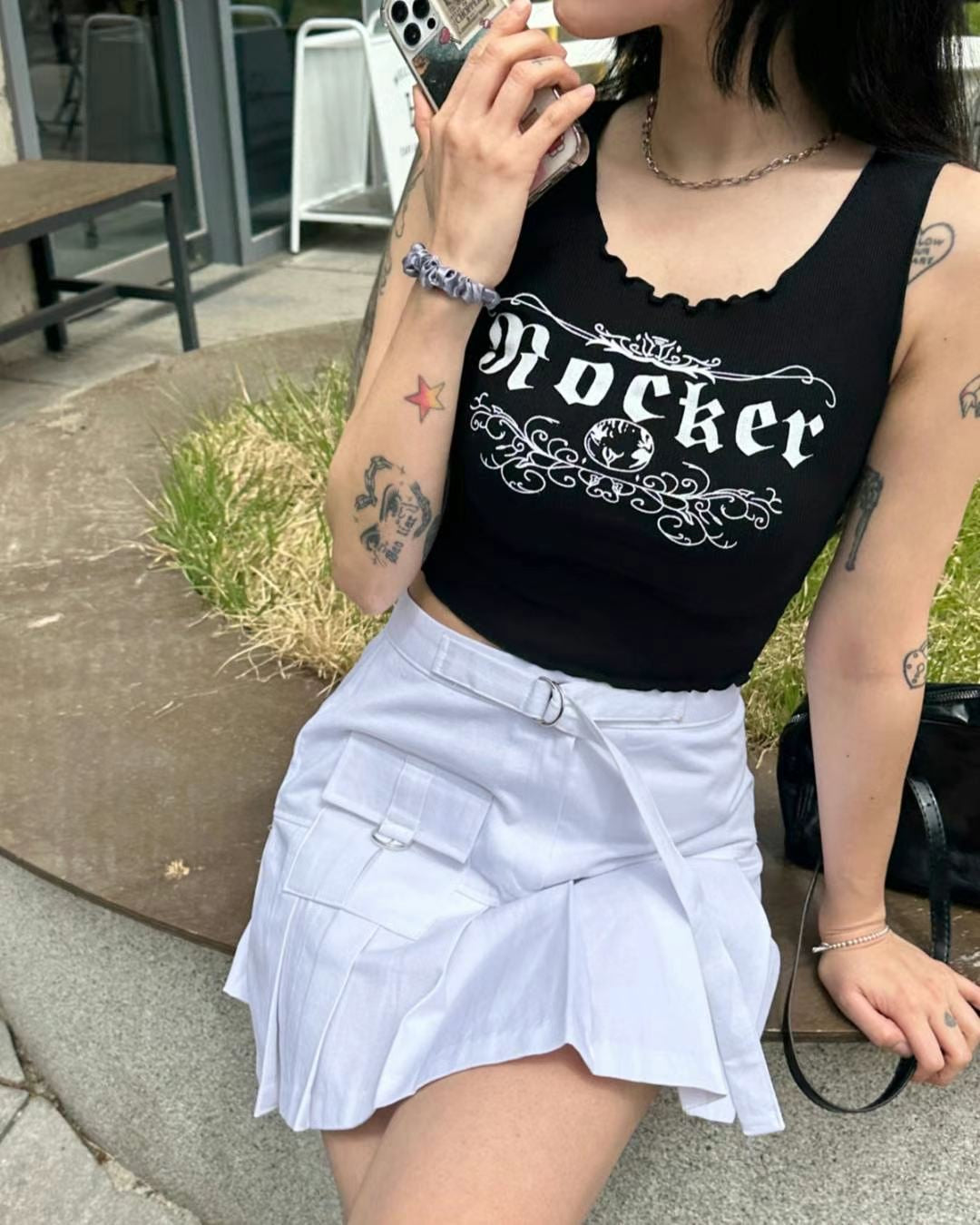 Rina One Porket Skirt