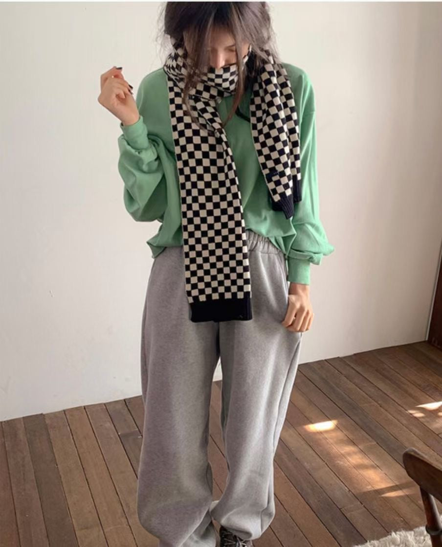 棋盤格紋Scarf
