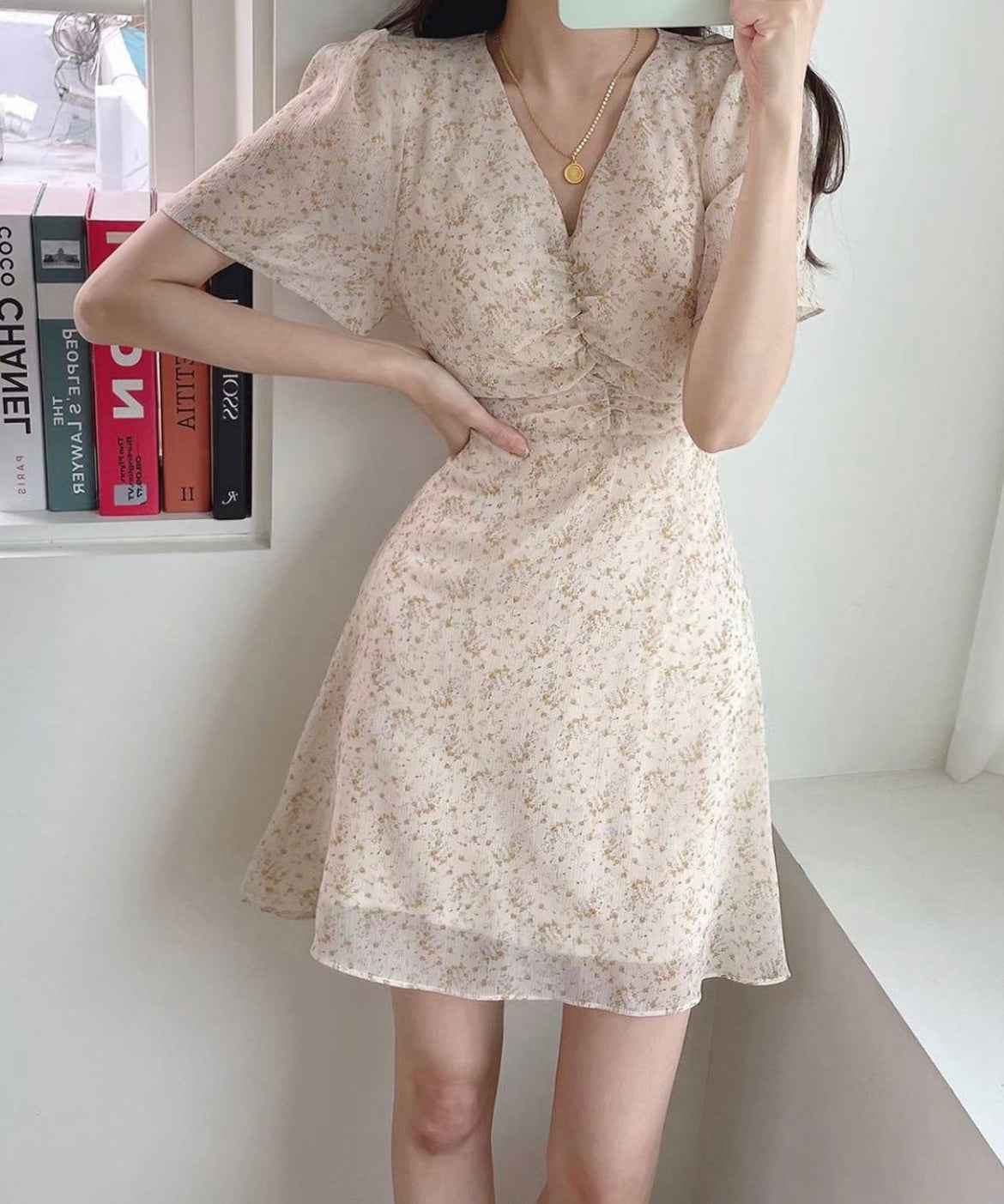 Romantic Jasmine Floral Dress