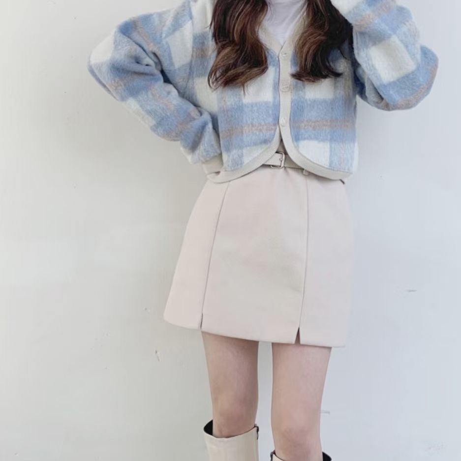 KR Checked Cardigans