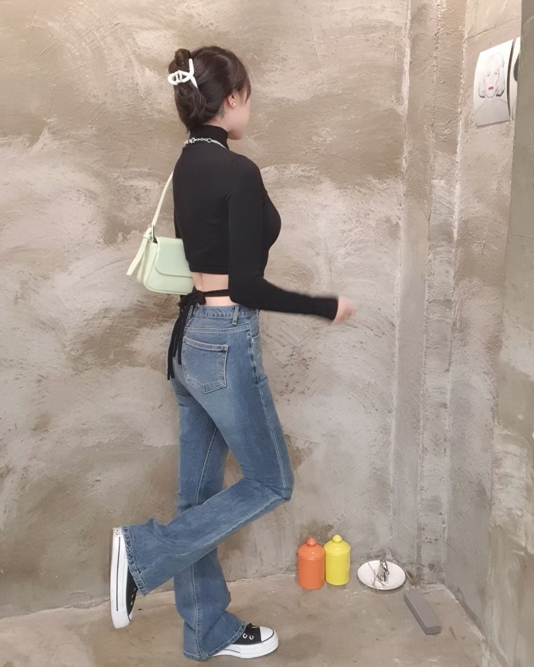 後綁帶小蠻腰Top