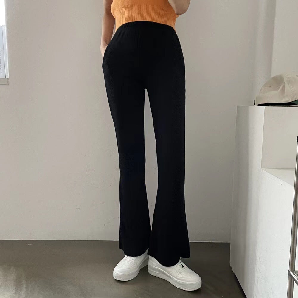韓製超顯瘦喇叭褲