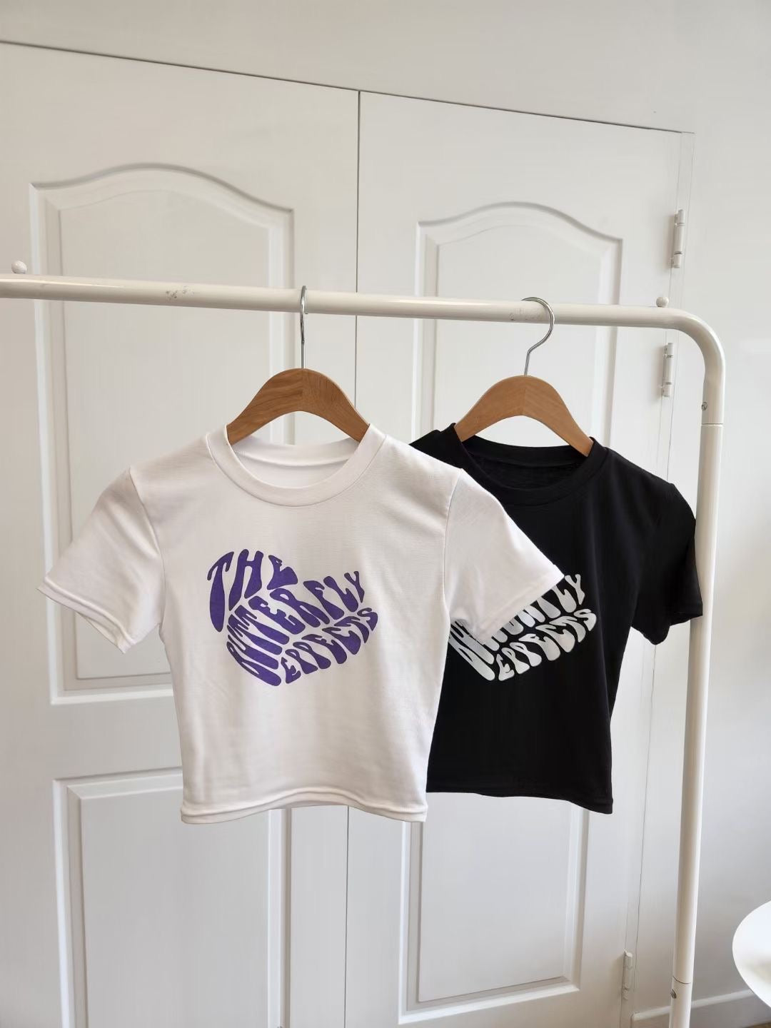Purple Heart Crop Tee