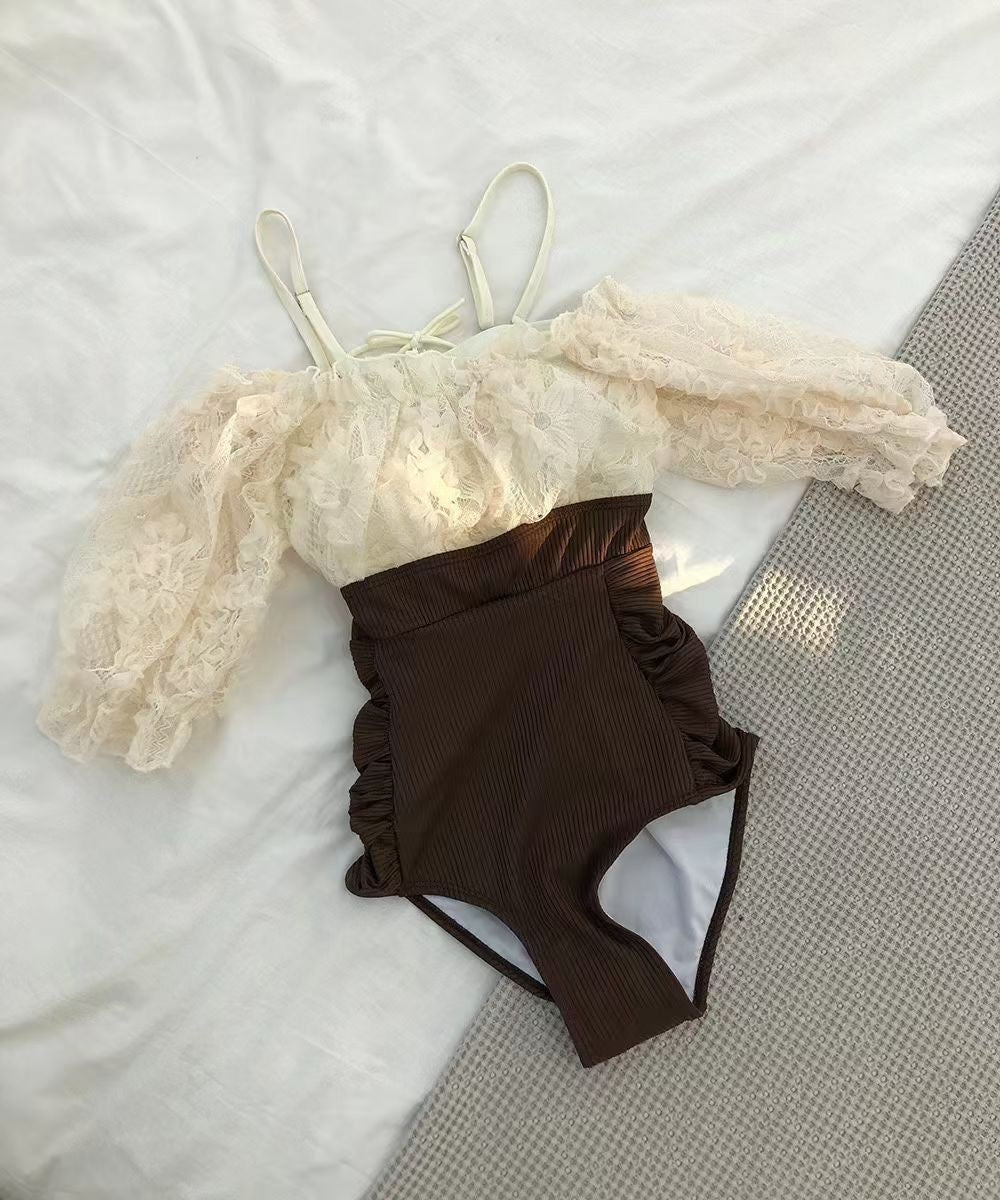 Lace Top Up Swimsuit