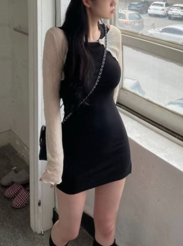 Back Open小露腰背心連身裙