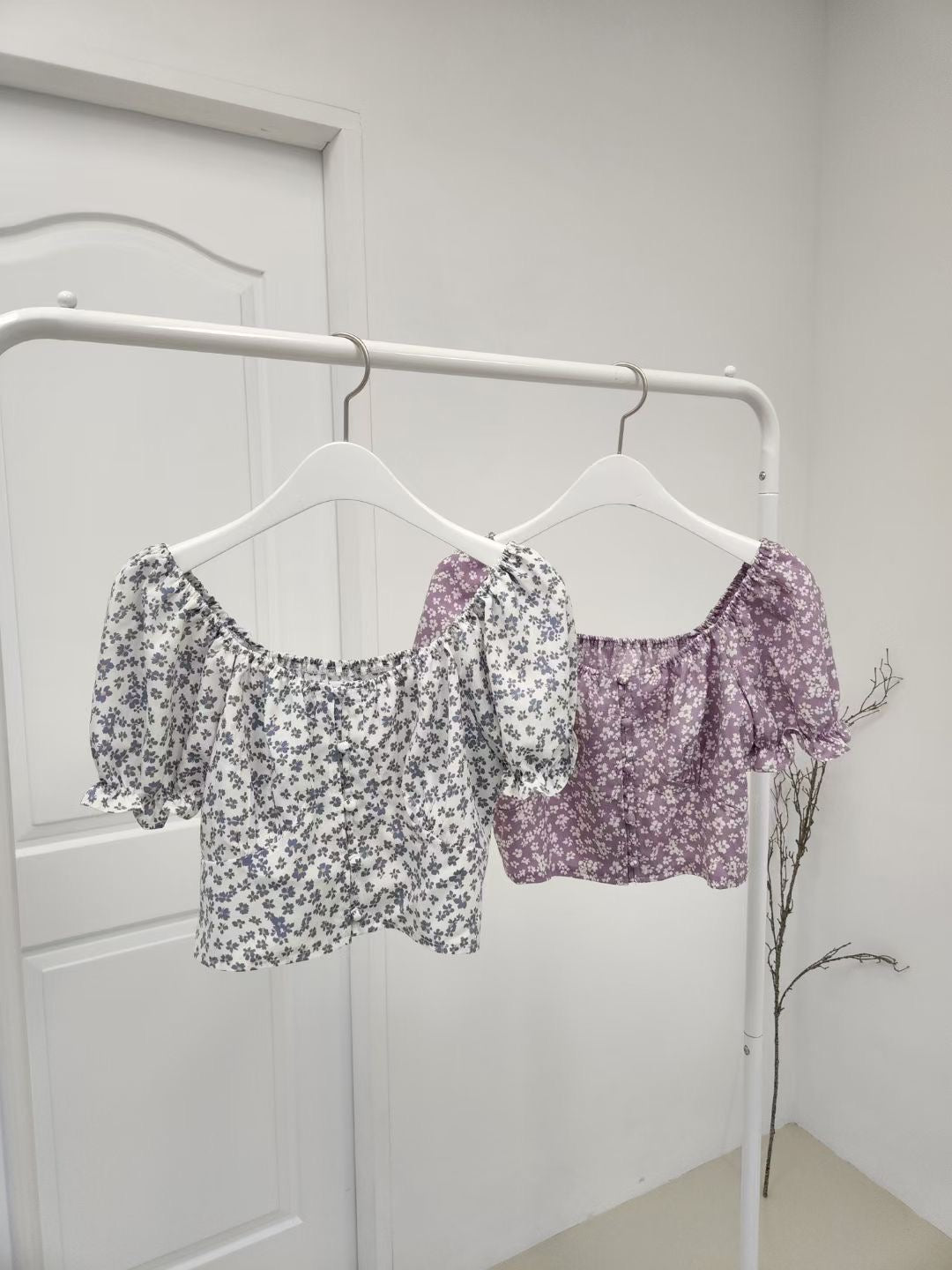 Flower Puff Blouse