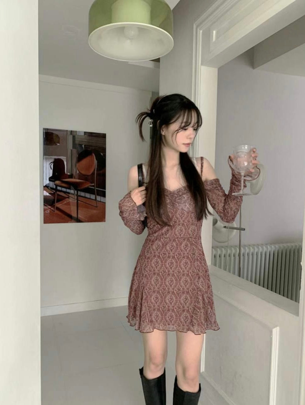 Vintage Wine Dress