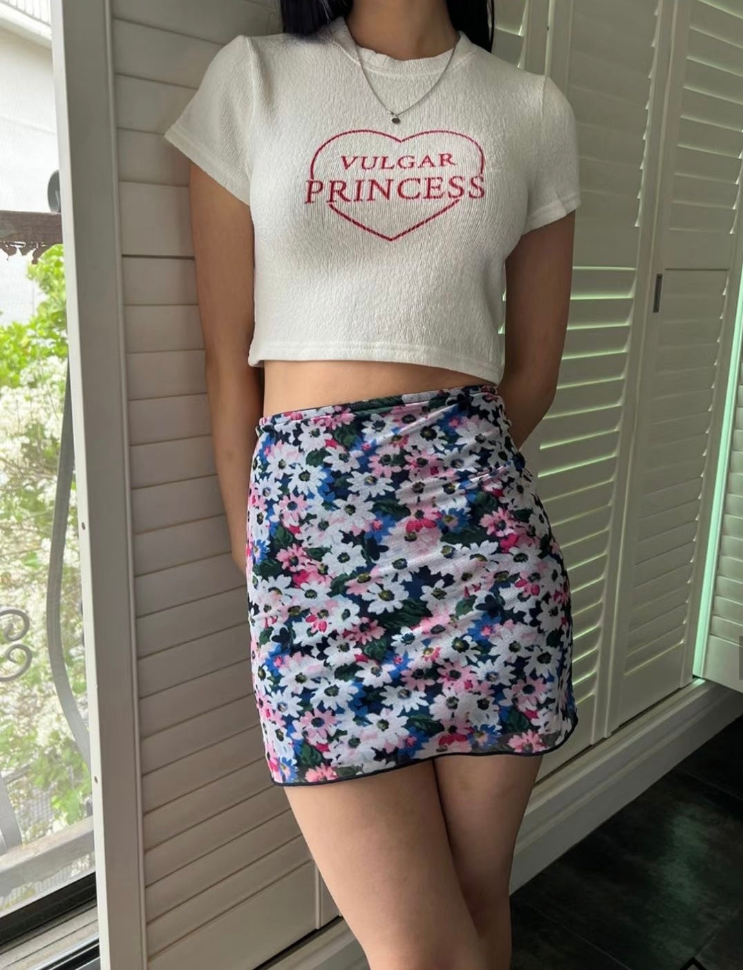 Vulgar Princess Crop T