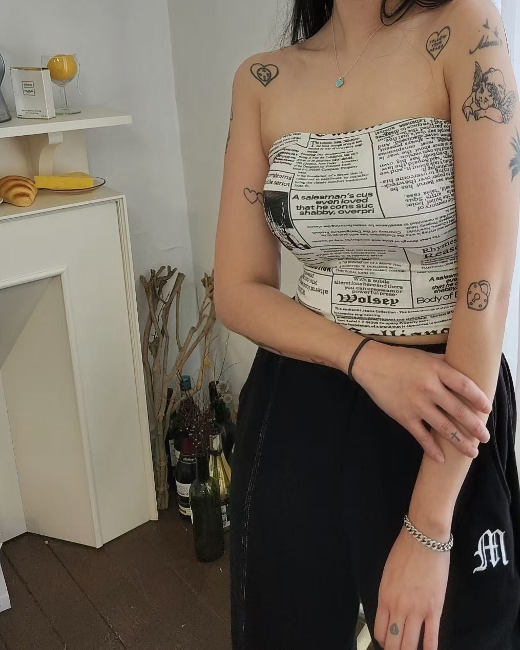 Vintage Paper Tank Top