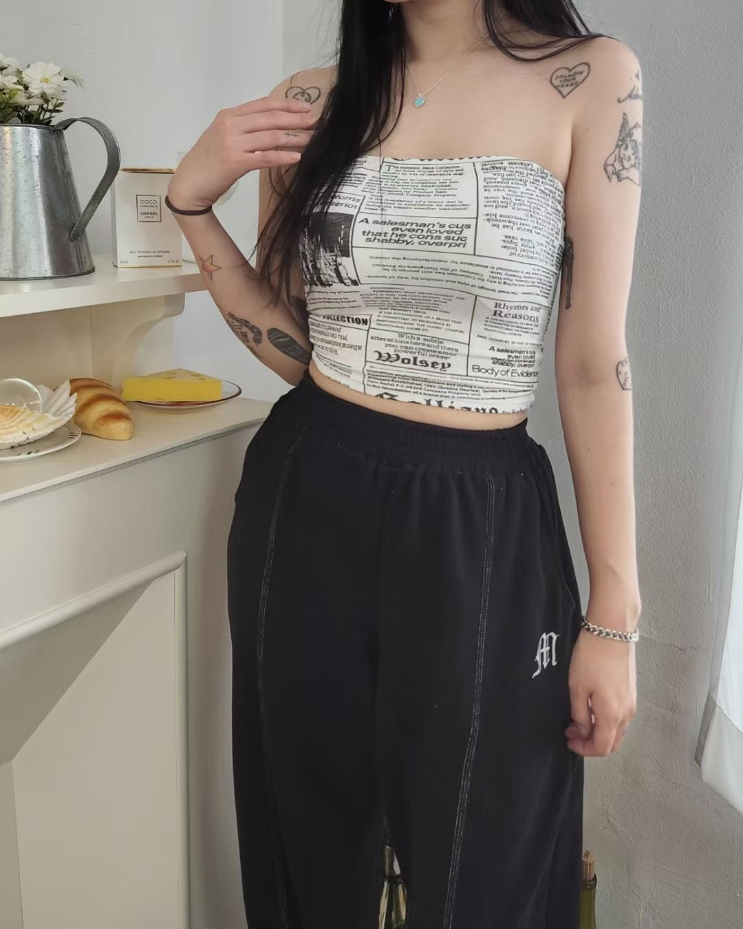Vintage Paper Tank Top
