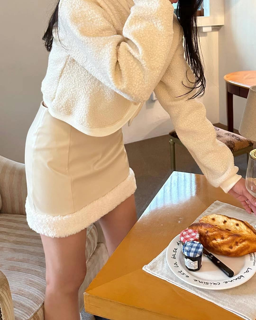 可愛雪球毛粒Cardigans