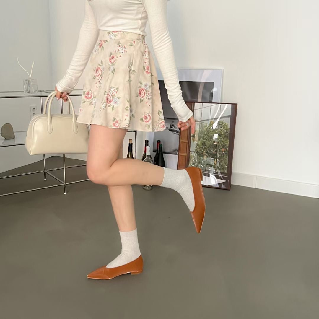 氣質玫瑰碎花裙