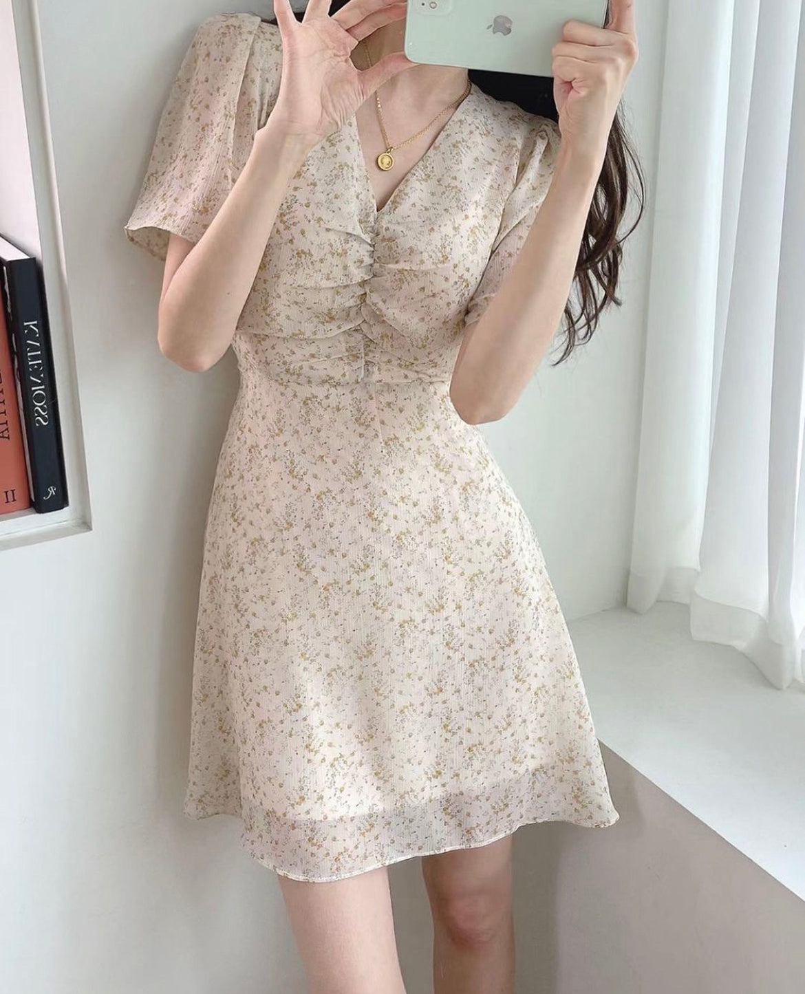 Romantic Jasmine Floral Dress