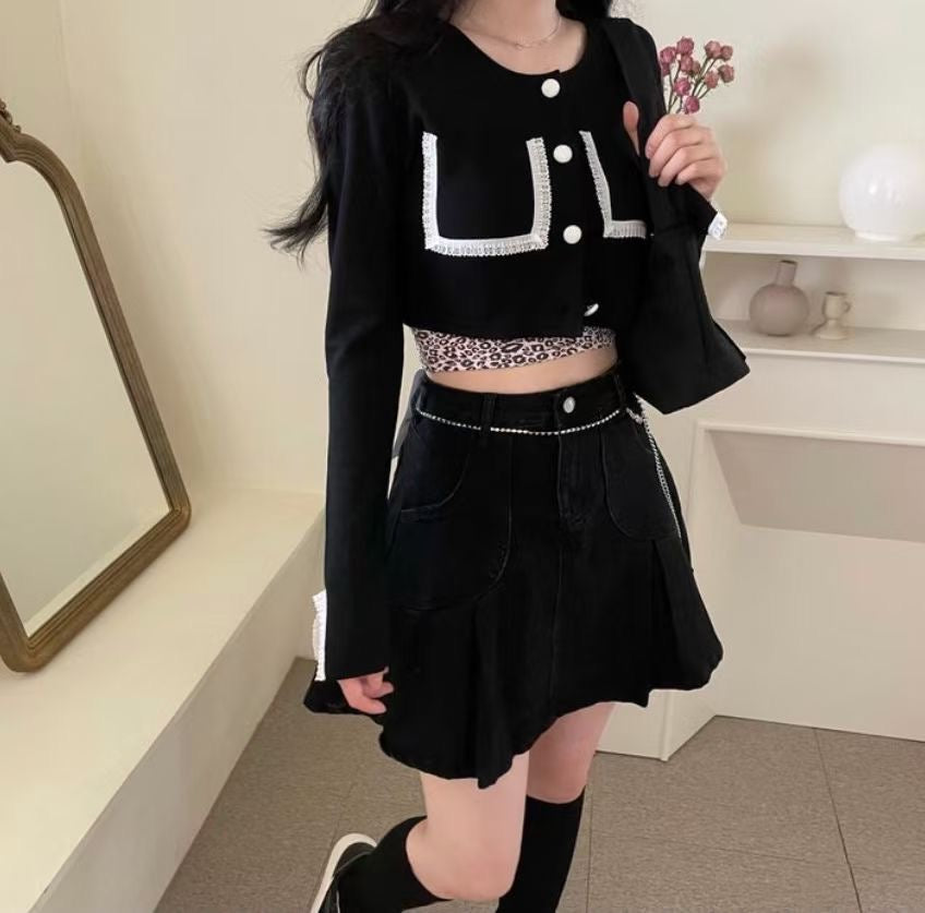 See You Tomorrow Denim Skirt