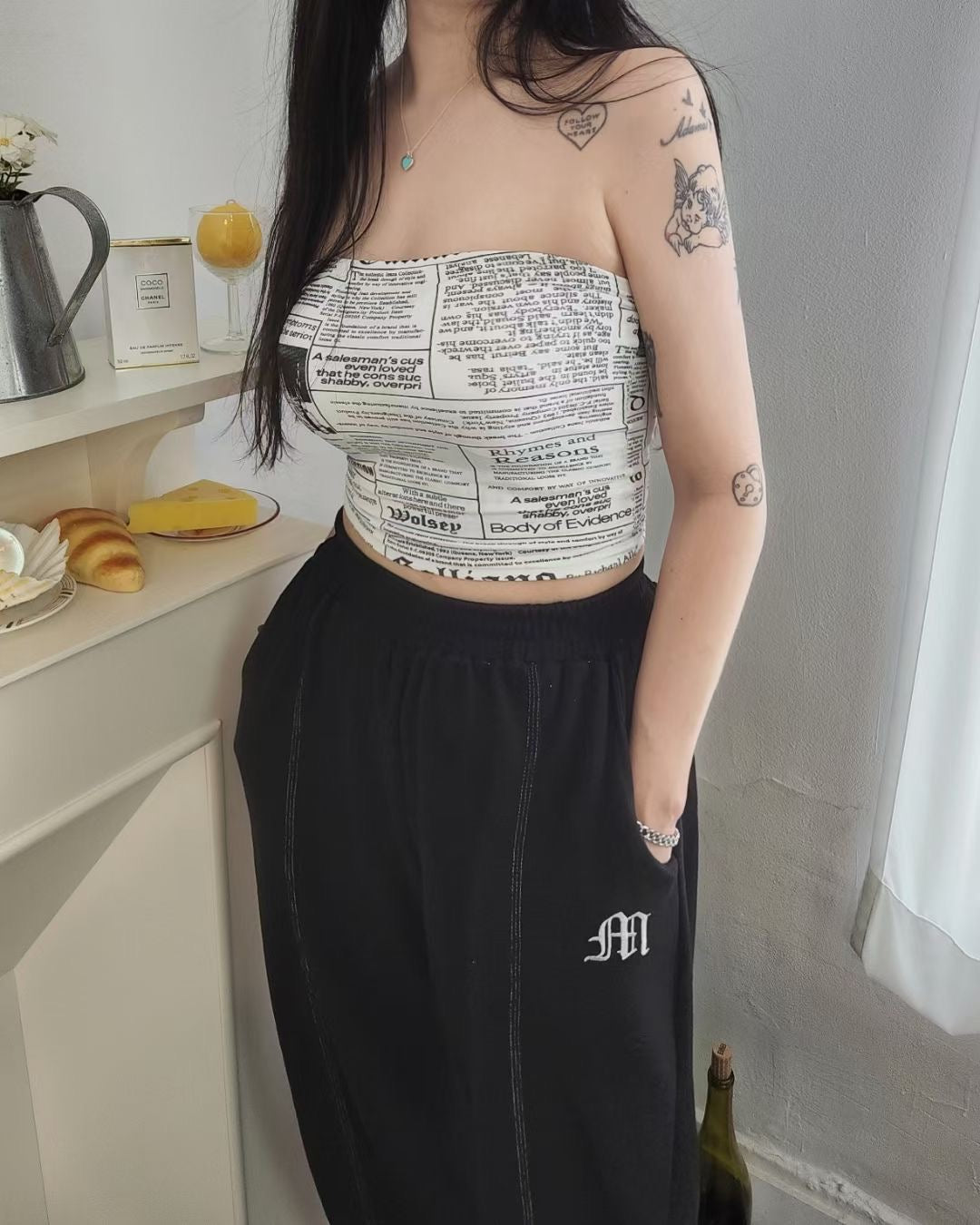 Vintage Paper Tank Top