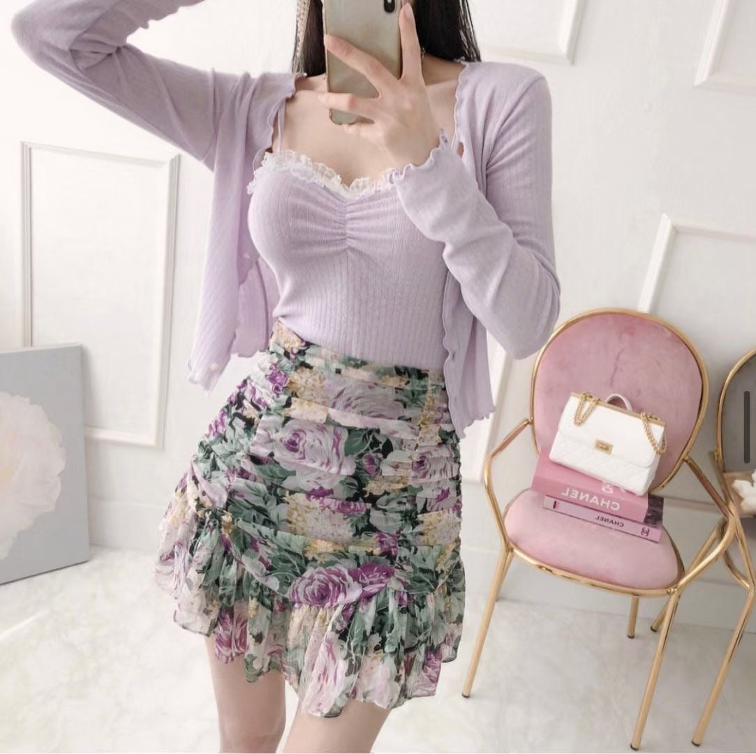 小性感lace吊帶Set