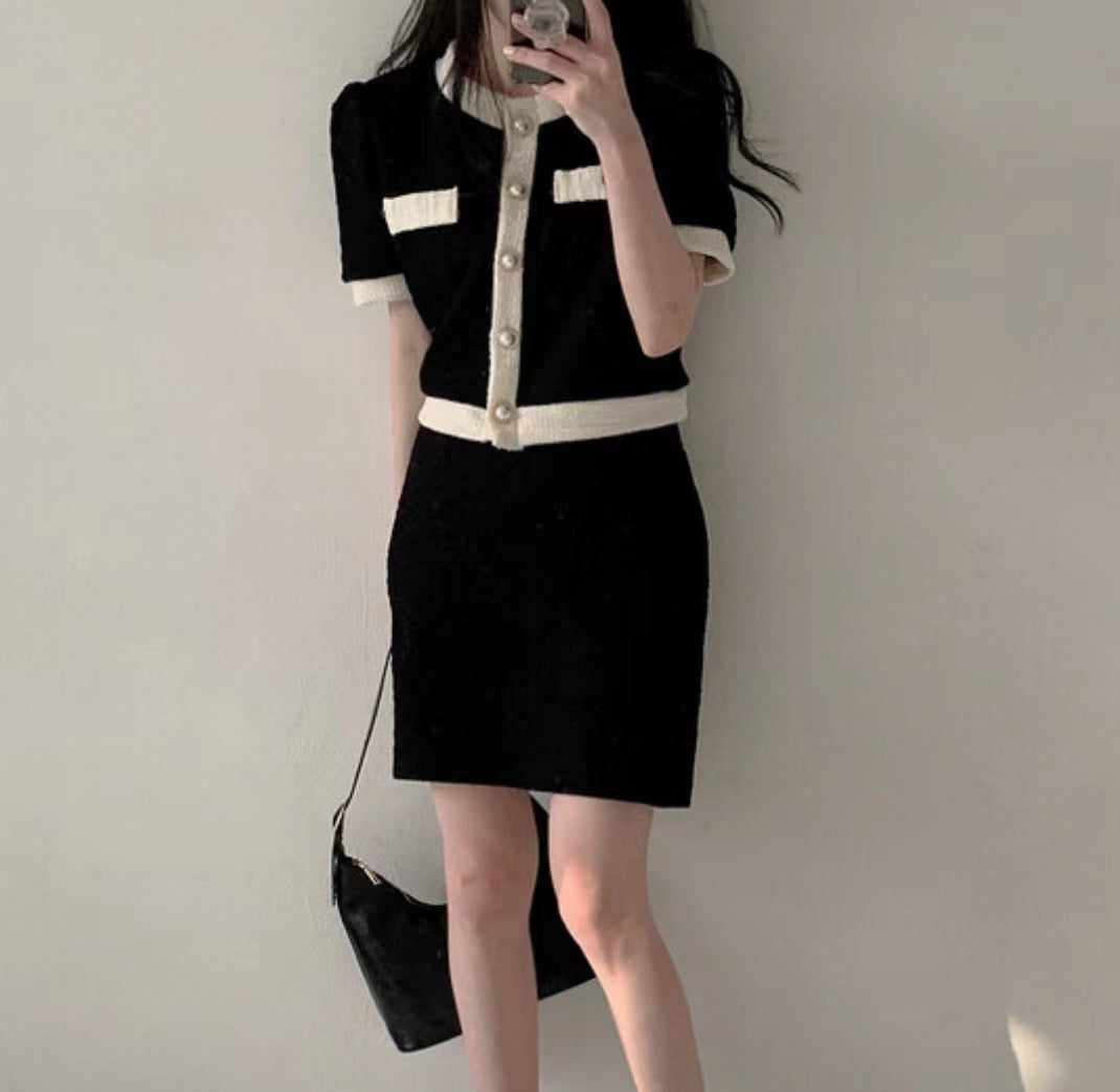 OL小香風貴氣套裝