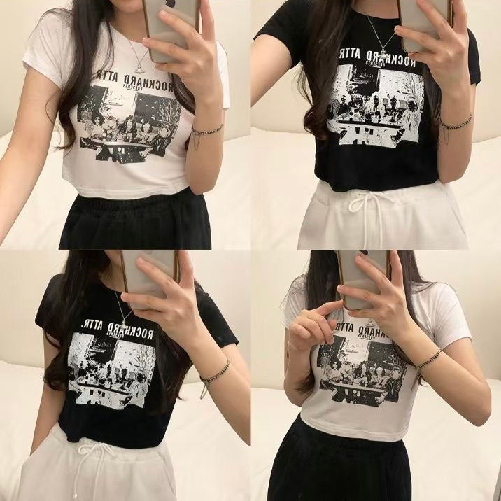 Rock & Roll Crop Tee