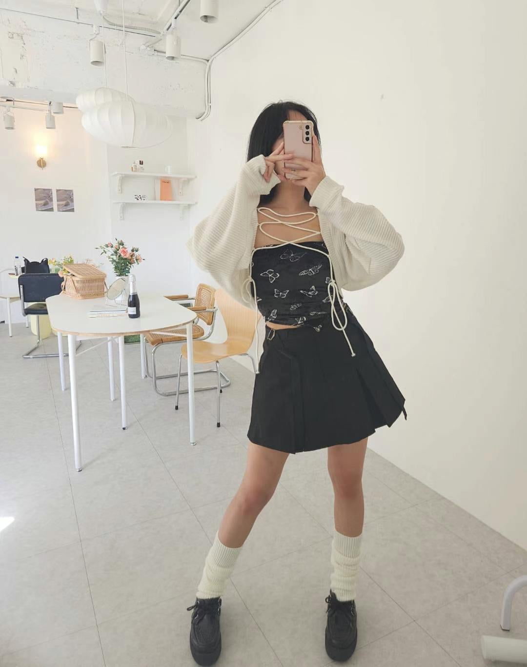 Sexy Eyelet Bolero Cardigans