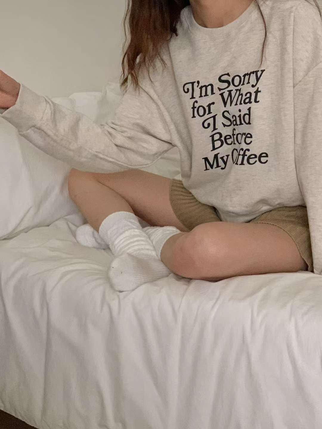 I‘m Sorry Before My Coffee Sweatshirt