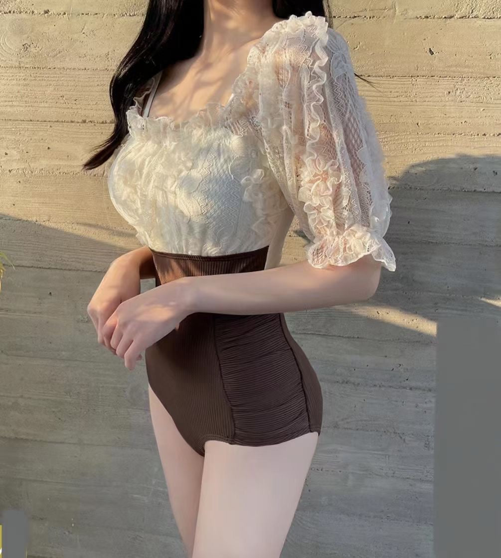 Lace Top Up Swimsuit