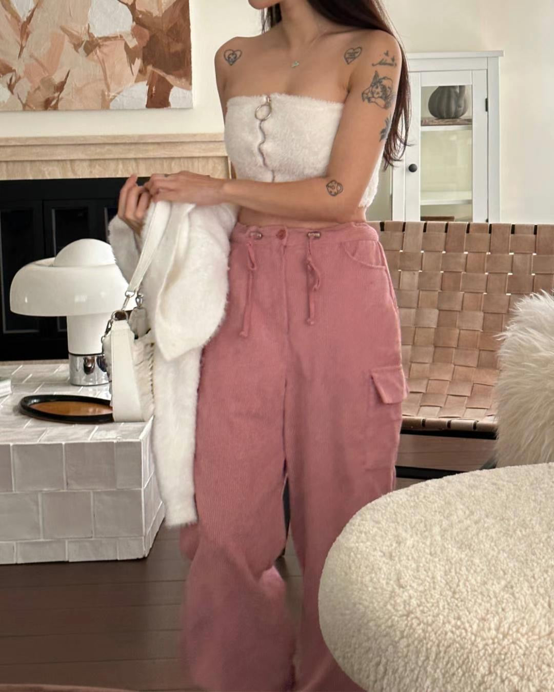 Corduroy Cargo Pants