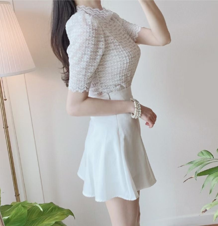 Romantic Woven Blouse