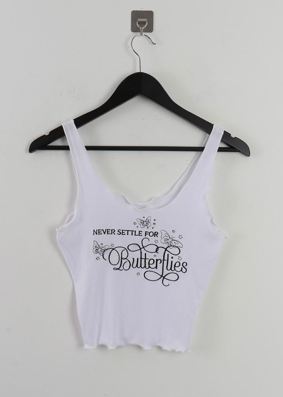 Never Settle For Butterfly Vest