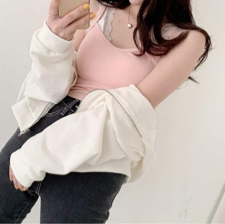 純棉拉鍊外套