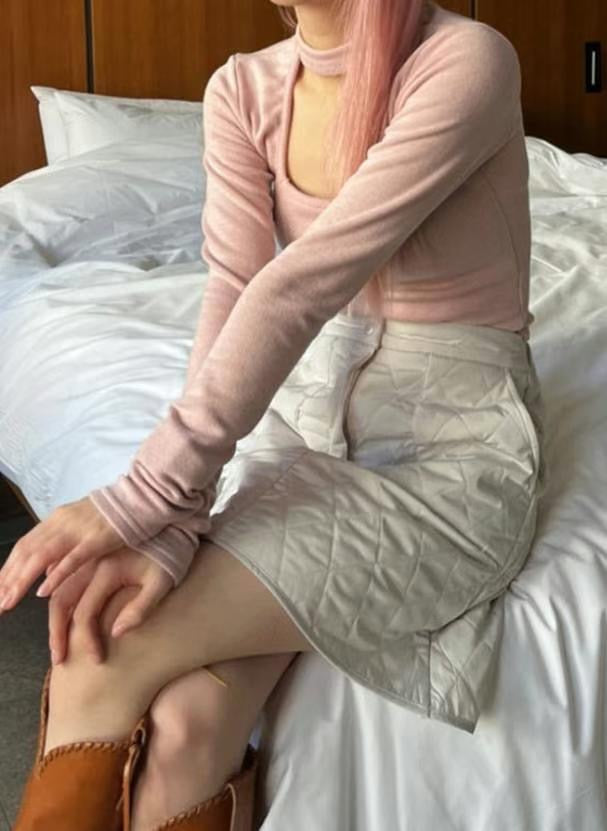 性感方領Choker Top