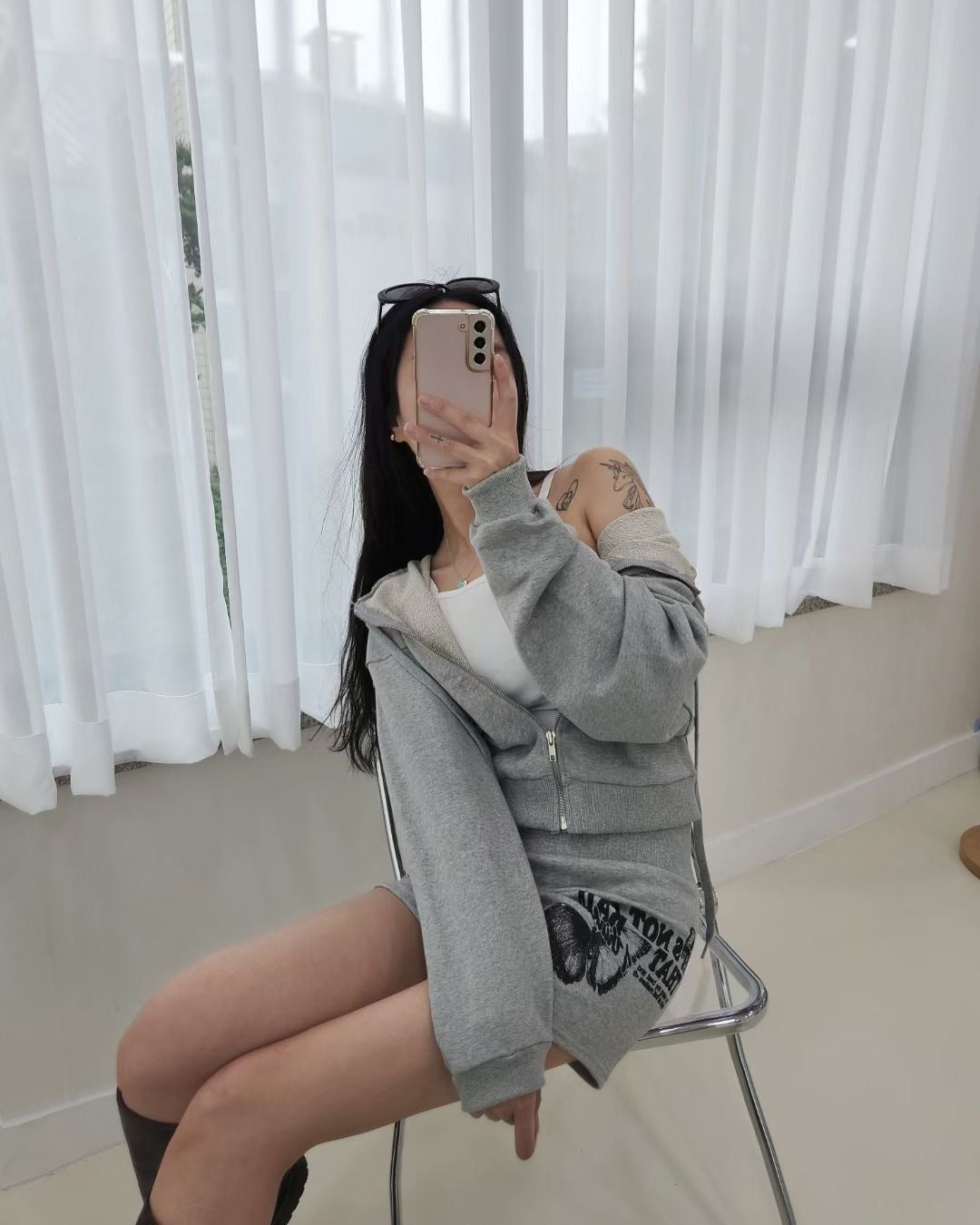 純棉拉鍊外套