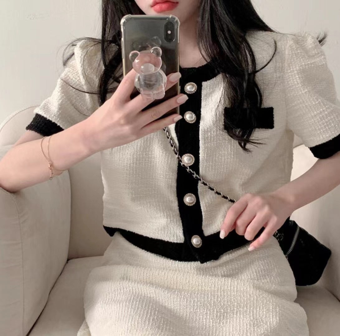OL小香風貴氣套裝