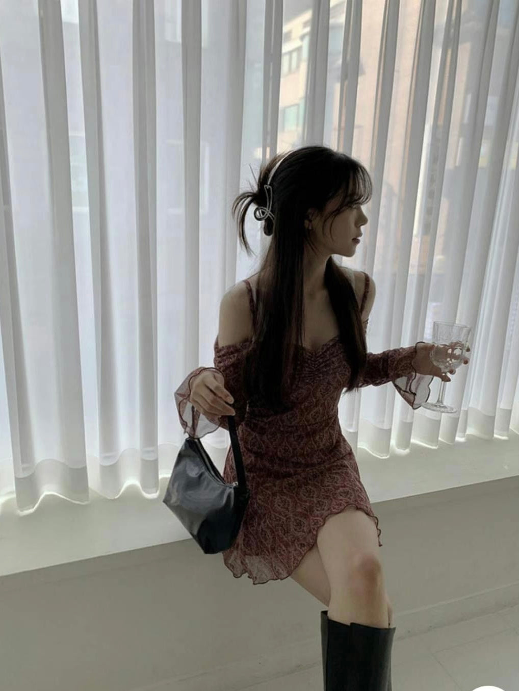 Vintage Wine Dress
