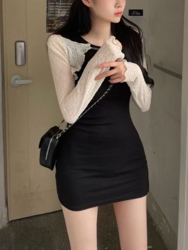 Back Open小露腰背心連身裙