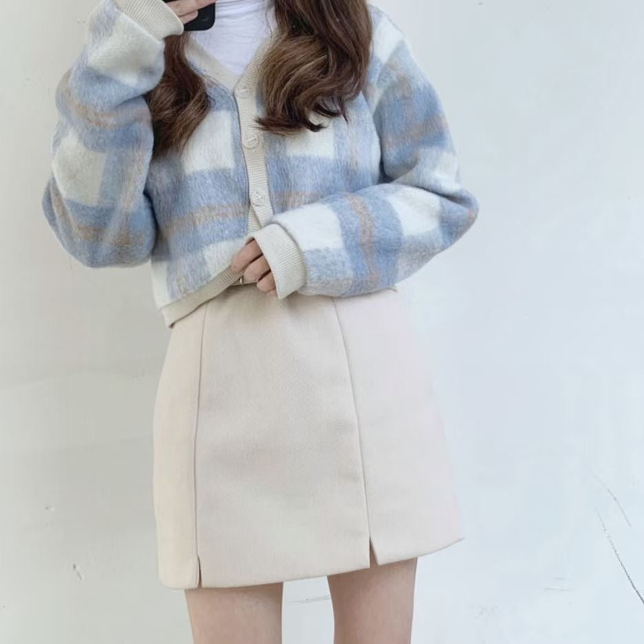 KR Checked Cardigans