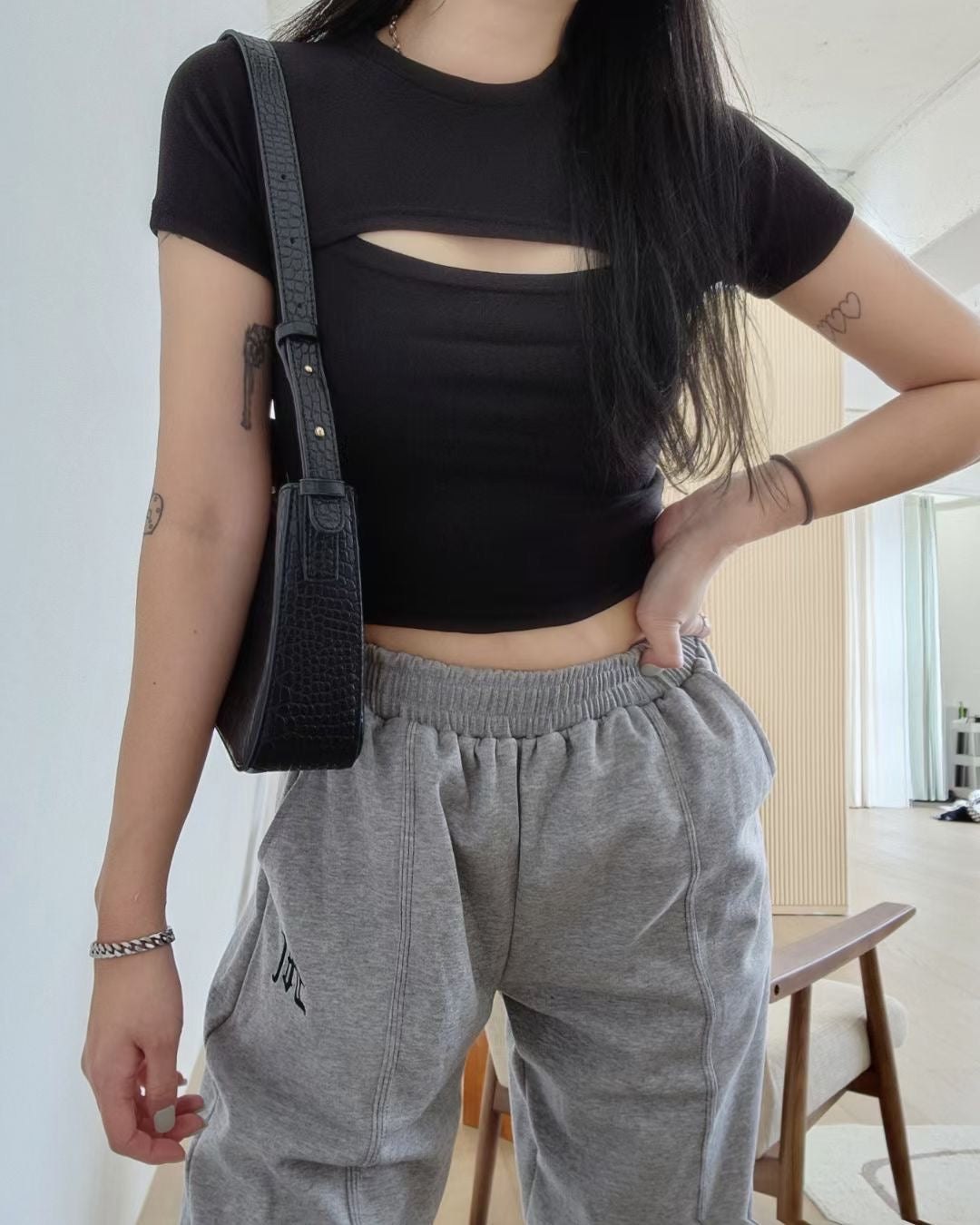 小性感鏤空Top