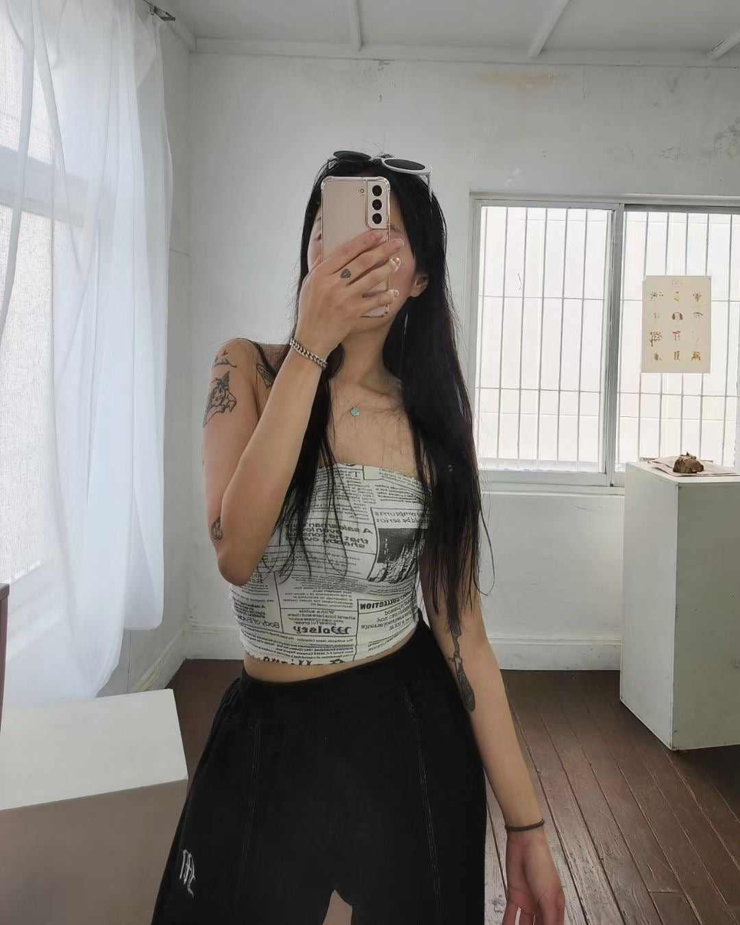 Vintage Paper Tank Top