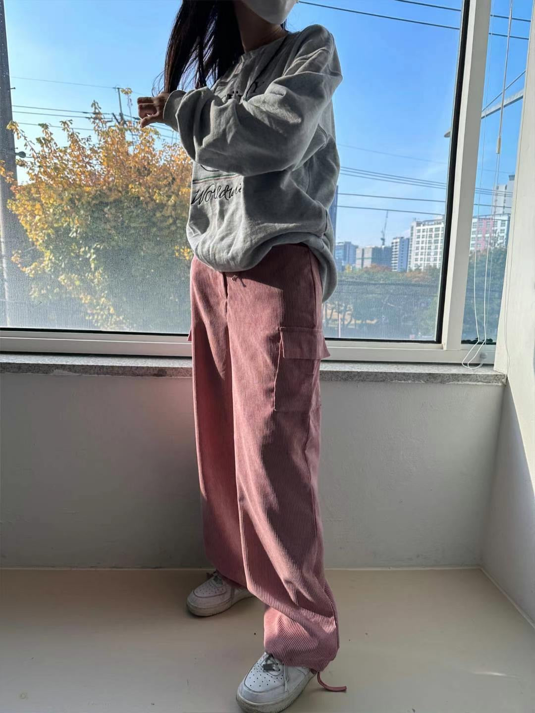 Corduroy Cargo Pants