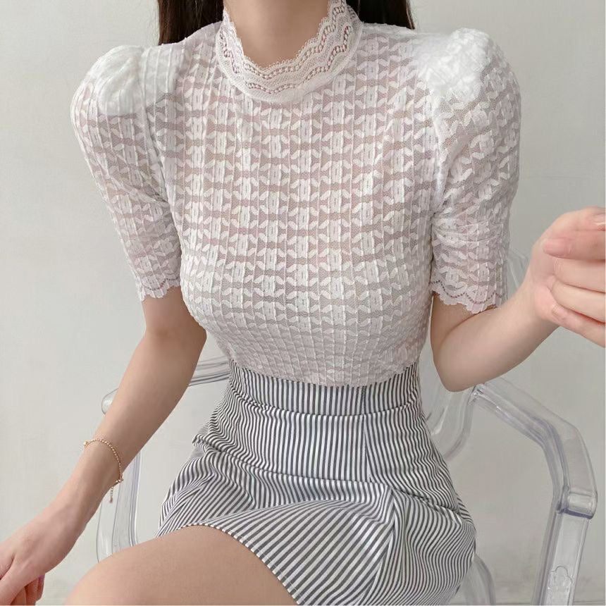 Romantic Woven Blouse