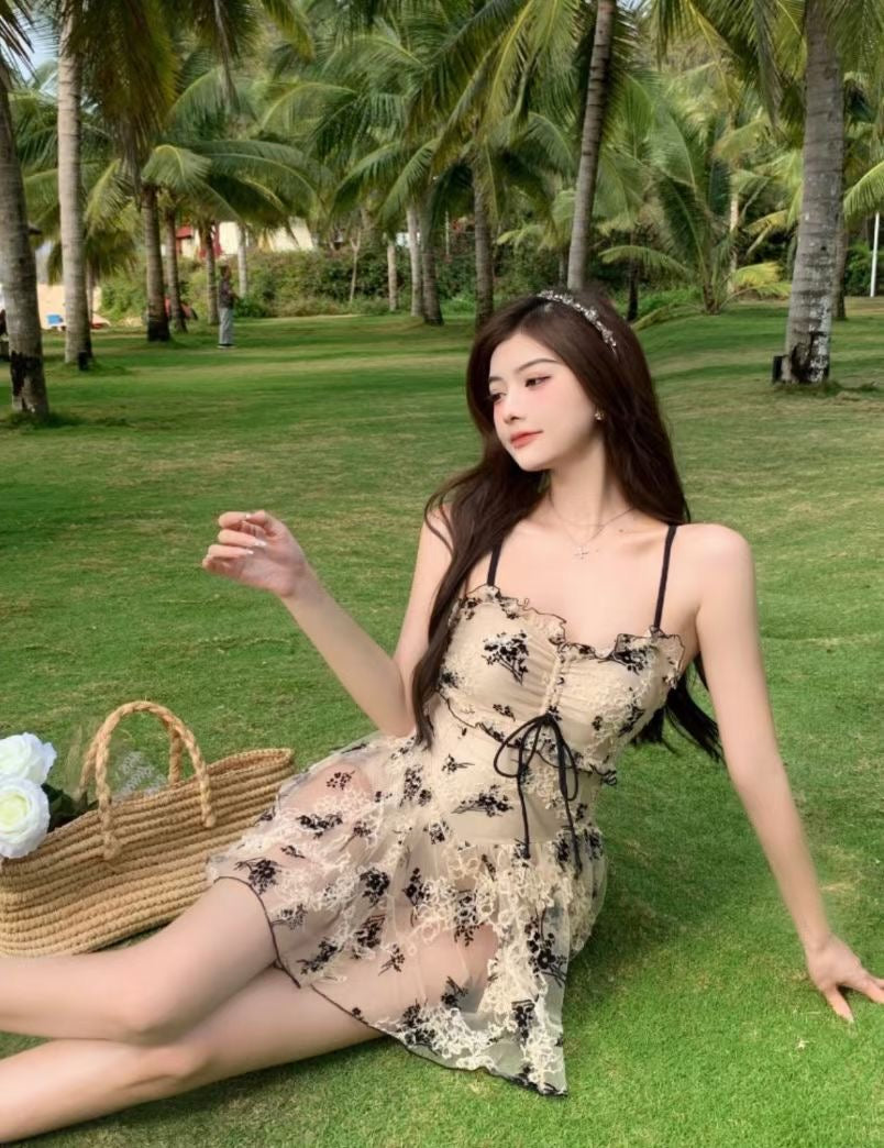 Princess Laces Swim Dress