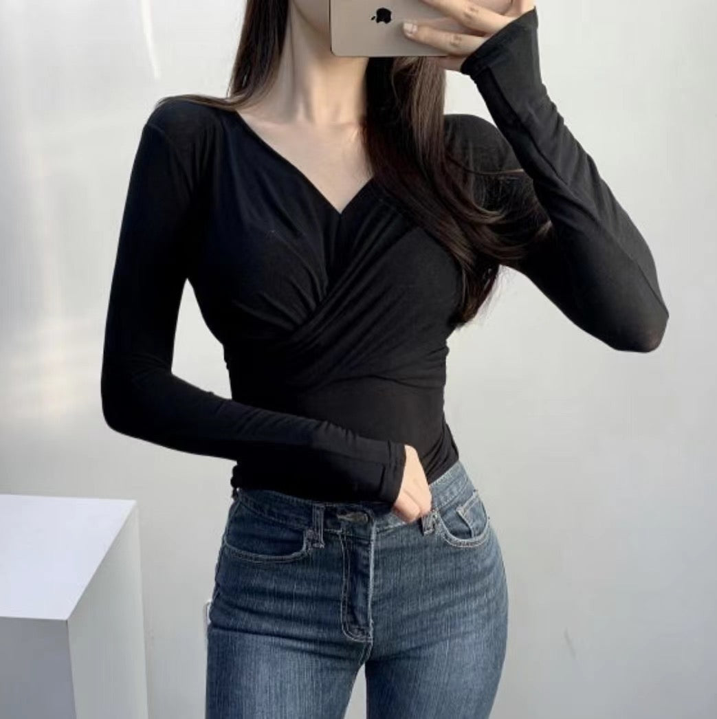 小性感扭結Cotton Top