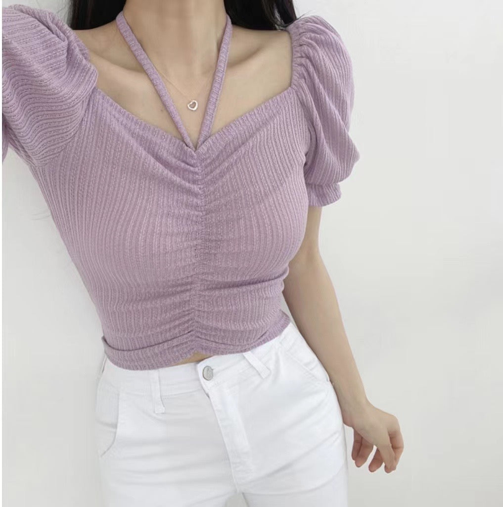 設計感魚骨辮Sexy Crop