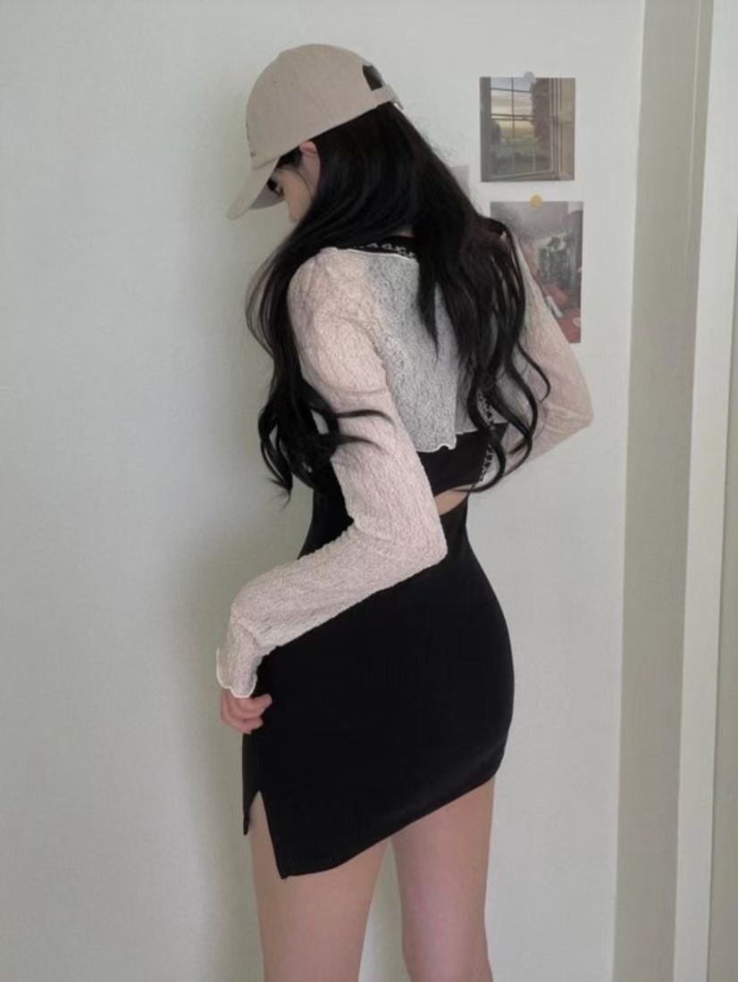 Back Open小露腰背心連身裙